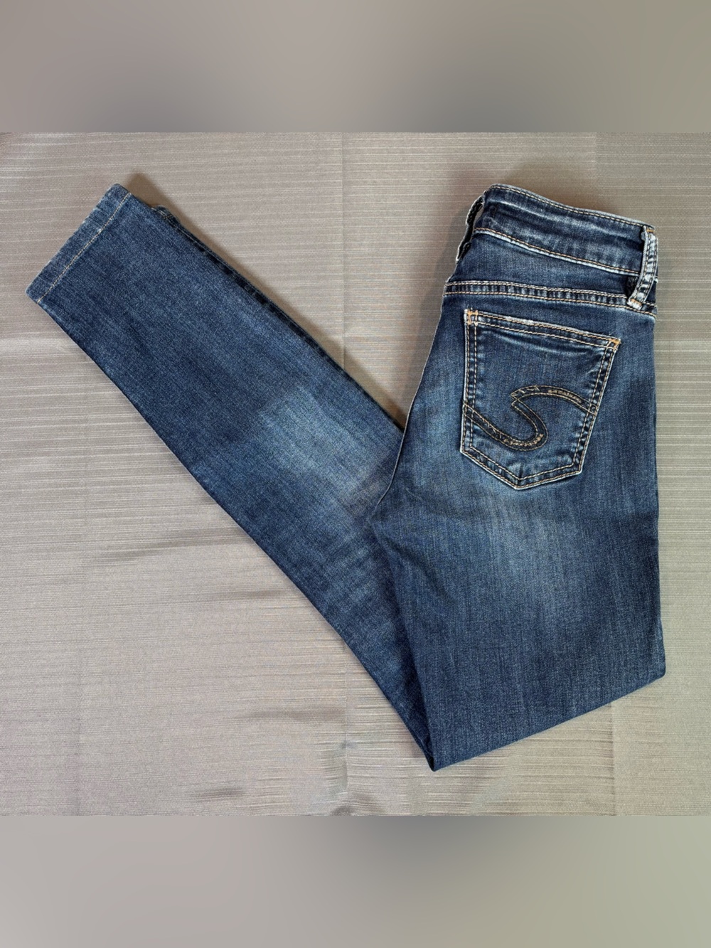 Silver Jeans Co Suki Skinny Jeans Women’s W26 Blue Denim